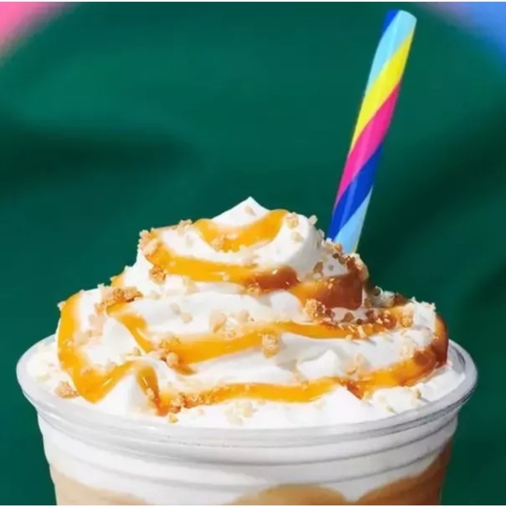 Starbucks Limited Edition Rainbow Multicolored Reusable Straw